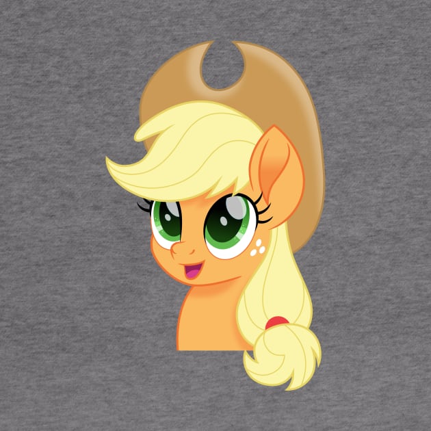 Applejack portrait by CloudyGlow